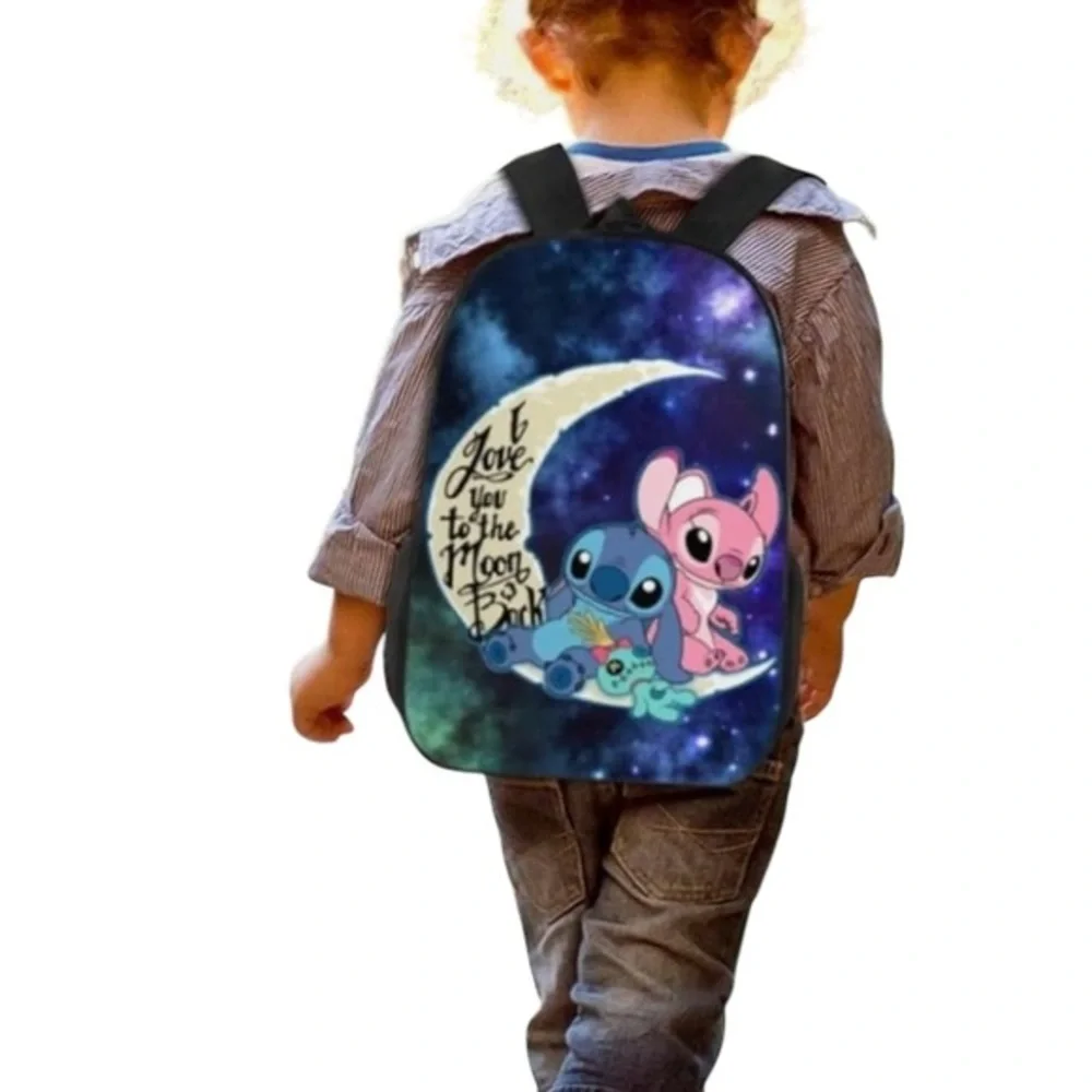 Lilo & Stitch School Backpacks Set with Lunch Box+Pencil Case
